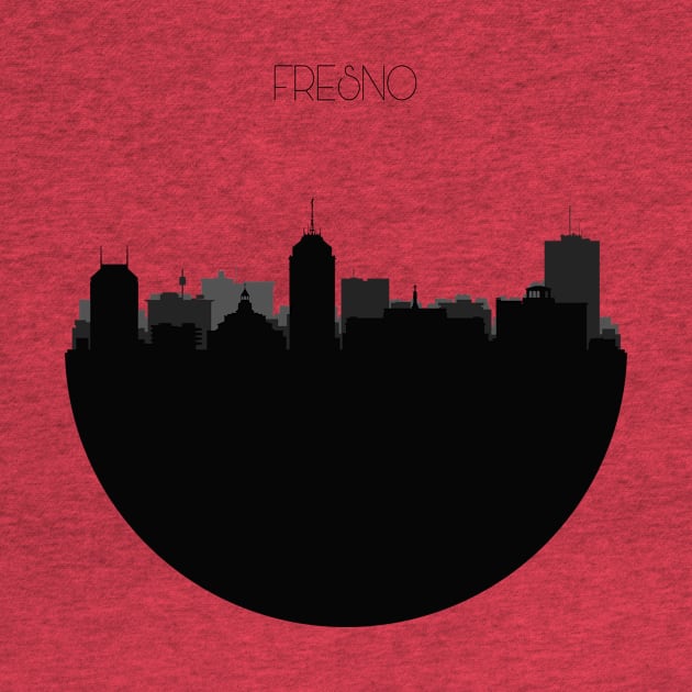 Fresno Skyline by inspirowl